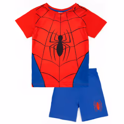 Disney Marvel Short Sleeve Short Leg Pyjama Set (Boys Blue) - 6-7 Years