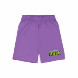 Disney Marvel Short Sleeve Short Leg Pyjama Set (Boys Purple) - 7-8 Years