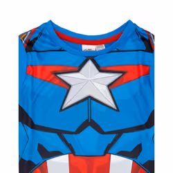 Disney Avengers Short Sleeve Short Leg Pyjama Set (Boys Blue) - 7-8 Years