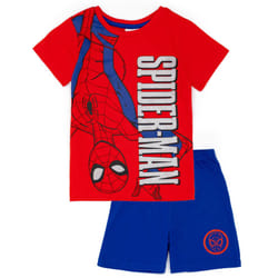Disney Marvel Short Sleeve Short Leg Pyjama Set (Boys Blue) - 5-6 Years