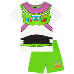 Disney Toy Story Short Sleeve Short Leg Pyjama Set (Boys Green) - 2-3 Years