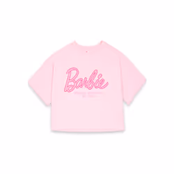 Barbie Short Sleeve Long Leg Pyjama Set (Womens Pink) - XX-Large