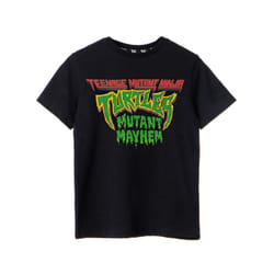 Teenage Mutant Ninja Turtles Short Sleeved T-Shirt (Boys Black) - 9-10 Years