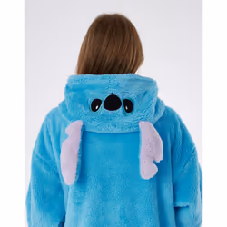 Disney Lilo & Stitch Blanket Hoodie (Girls Blue) - 9-13 Years