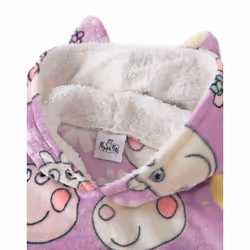 Peppa Pig Blanket Hoodie (Girls Purple)