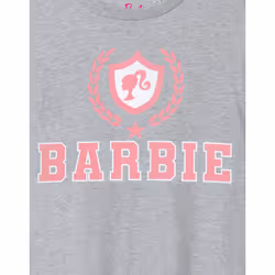 Barbie Short Sleeved T-Shirt (Womens Grey) - Small