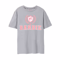 Barbie Short Sleeved T-Shirt (Womens Grey) - Medium