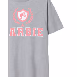 Barbie Short Sleeved T-Shirt (Womens Grey) - Medium