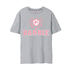 Barbie Short Sleeved T-Shirt (Womens Grey) - XX-Large
