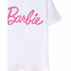 Barbie Short Sleeved T-Shirt (Womens White) - X-Large
