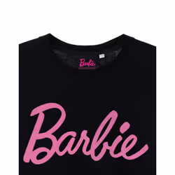 Barbie Short Sleeved T-Shirt (Womens Black) - Small