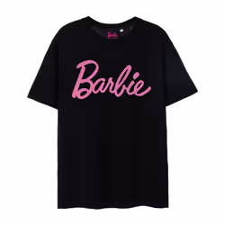 Barbie Short Sleeved T-Shirt (Womens Black) - XX-Large