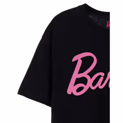Barbie Short Sleeved T-Shirt (Womens Black) - XX-Large