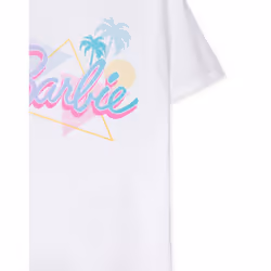 Barbie Short Sleeved T-Shirt (Womens White) - Small