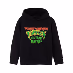 Teenage Mutant Ninja Turtles Hoodie (Boys Black) - 13-14 Years