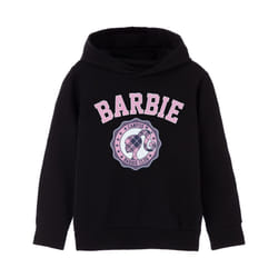 Barbie Hoodie (Girls Black) - 9-10 Years