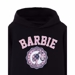 Barbie Hoodie (Girls Black) - 9-10 Years