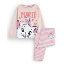 Disney Long Sleeve Long Leg Pyjama Set (Girls Pink) - 6-7 Years
