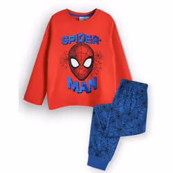 Marvel Long Sleeve Long Leg Pyjama Set (Boys Blue) - 7-8 Years