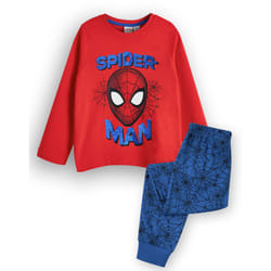 Marvel Long Sleeve Long Leg Pyjama Set (Boys Blue) - 7-8 Years