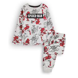 Marvel Long Sleeve Long Leg Pyjama Set (Boys Grey) - 2-3 Years