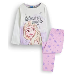 Disney Long Sleeve Long Leg Pyjama Set (Girls Purple) - 2-3 Years