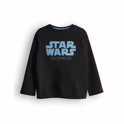 Star Wars Long Sleeve Long Leg Pyjama Set (Boys Black) - 5-6 Years