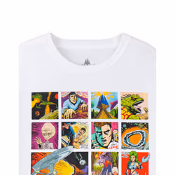 Star Trek Short Sleeved T-Shirt (Mens White) - Large