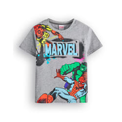 Marvel Short Sleeved T-Shirt (Boys Grey) - 2-3 Years