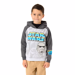 Star Wars Hoodie (Unisex Kids Grey) - 4-5 Years