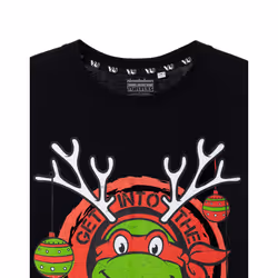Teenage Mutant Ninja Turtles Short Sleeved T-Shirt (Mens Black) - XXX-Large