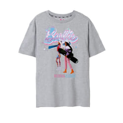 Barbie Short Sleeved T-Shirt (Womens Grey) - XXX-Large