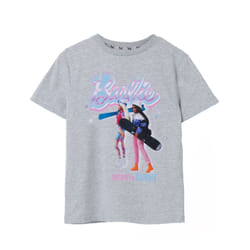 Barbie Short Sleeved T-Shirt (Girls Grey) - 13-14 Years