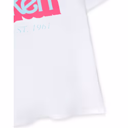 Barbie Short Sleeved T-Shirt (Mens White) - Large