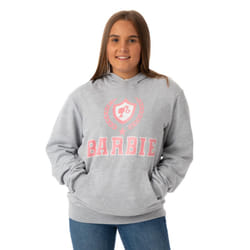 Barbie Hoodie (Womens Grey) - Small
