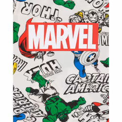 Marvel Short Sleeve Short Leg Pyjama Set (Boys White) - 3-4 Years