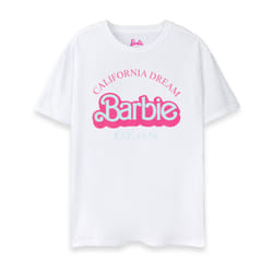 Barbie Short Sleeved T-Shirt (Womens White) - Small