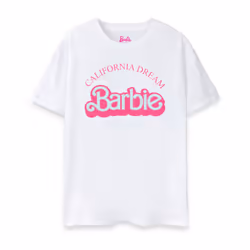 Barbie Short Sleeved T-Shirt (Womens White) - Large