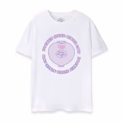 Polly Pocket Short Sleeved T-Shirt (Womens White) - X-Large