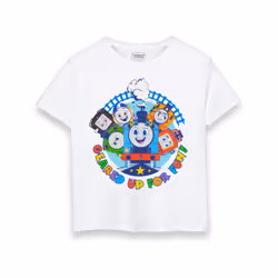 Thomas and Friends Short Sleeved T-Shirt (Boys White) - 5-6 Years