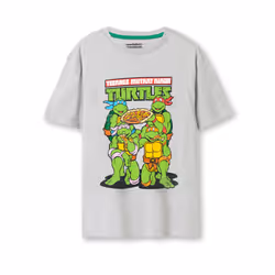 Teenage Mutant Ninja Turtles Short Sleeve Long Leg Pyjama Set (Mens Black) - Large