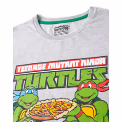 Teenage Mutant Ninja Turtles Short Sleeve Long Leg Pyjama Set (Mens Black) - Large