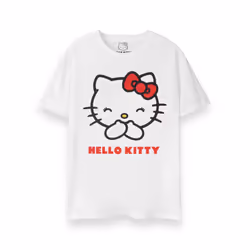 Hello Kitty Short Sleeved T-Shirt (Womens White) - Medium