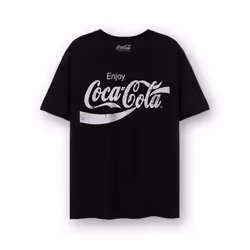 Coca Cola Short Sleeved T-Shirt (Unisex Black) - XXX-Large