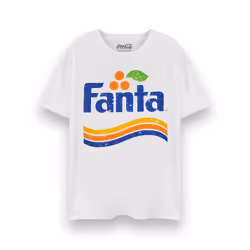 Coca Cola Fanta Short Sleeved T-Shirt (Unisex White) - Medium