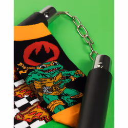Teenage Mutant Ninja Turtles Calf Socks Set of 5 (Boys Multicoloured) - 12.5-3.5 UK Child