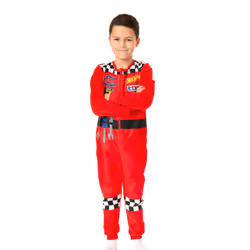 Hot Wheels Onesie (Boys Red) - 11-12 Years