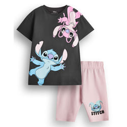 Disney T-Shirt and Shorts Set (Girls Multicoloured) - 12-13 Years