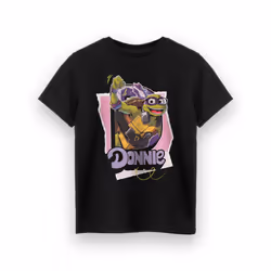 Teenage Mutant Ninja Turtles Short Sleeved T-Shirt (Boys Black) - 9-10 Years