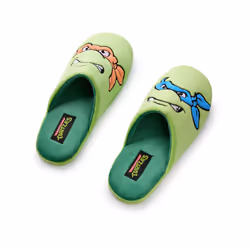 Teenage Mutant Ninja Turtles Mule Slippers (Mens Green) - 7-8 UK